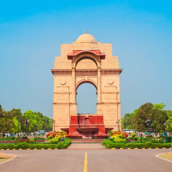 India Gate and Canopy is a war memorial located at the Rajpath in New Delhi, India